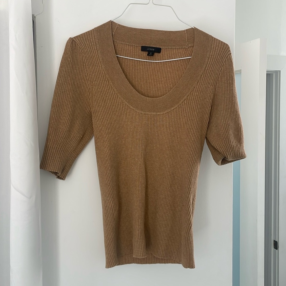 J crew short sleeve sweater